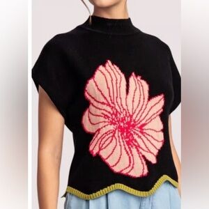 Maeve X Anthropologie X Sonal Nathwani Cap Sleeve Sweater Vest XXS